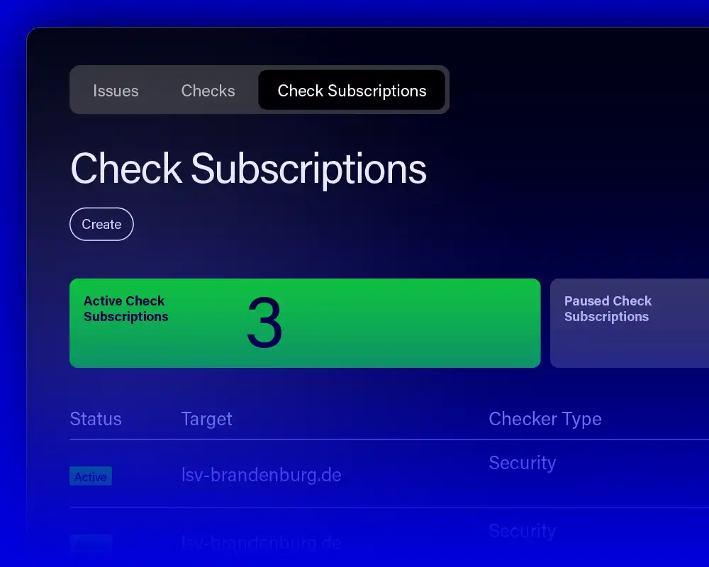 +Analytics Pro view with recurring check subscriptions.